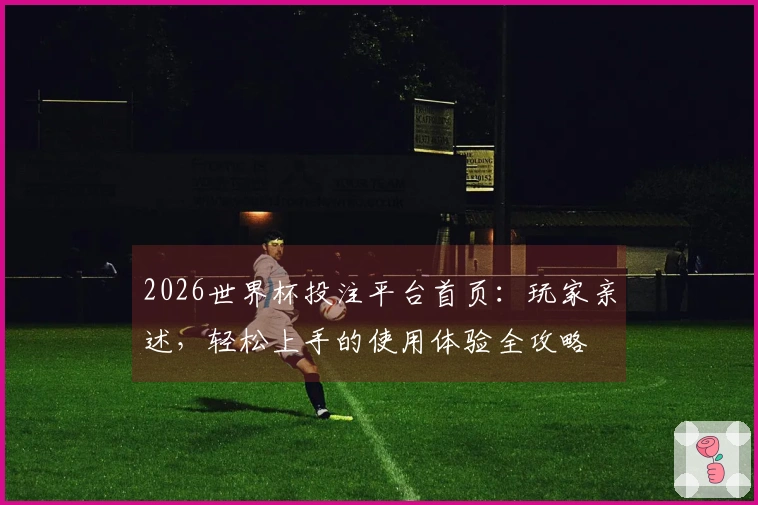 2026世界杯投注平台首页：玩家亲述，轻松上手的使用体验全攻略